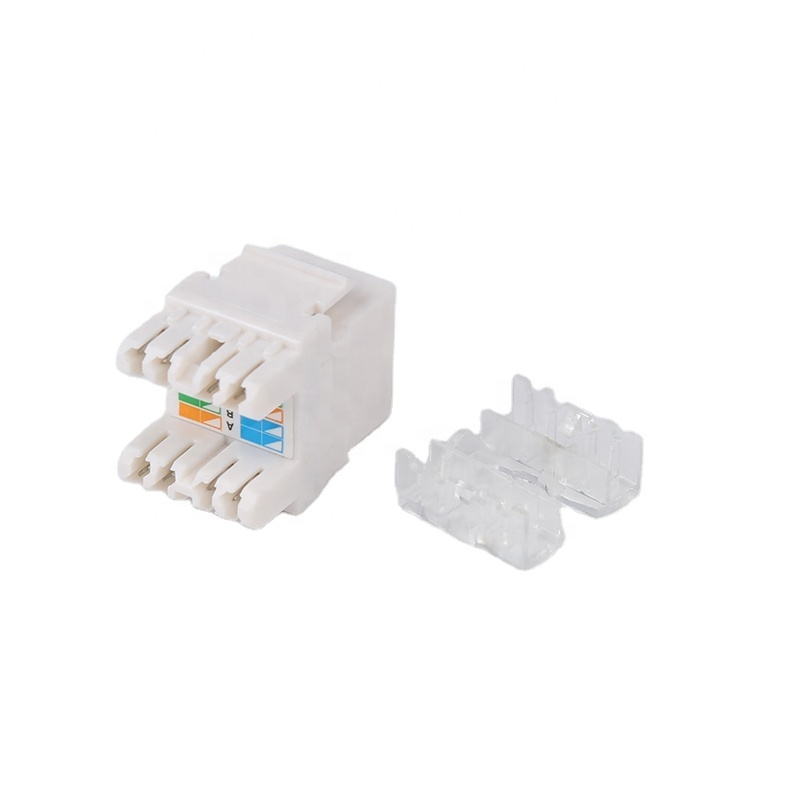 Cat5e UTP 180 độ Punch Down Keystone Jack Loại ngắn