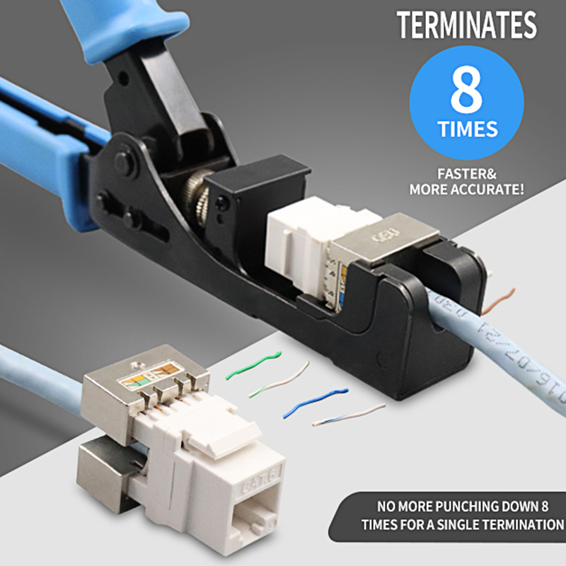 RJ45 Keystone Jack Punch Xuống công cụ chấm dứt tốc độ cho PX-T-DS 180 độ